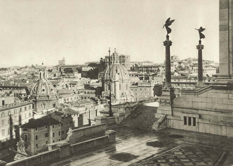 Panorama vom Denkmal für Viktor Emanuel von Italian Photographer
