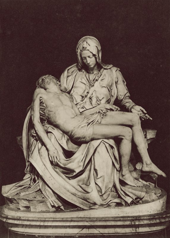 Petersdom im Vatikan, Die Pietà (Michelangelo) von Italian Photographer