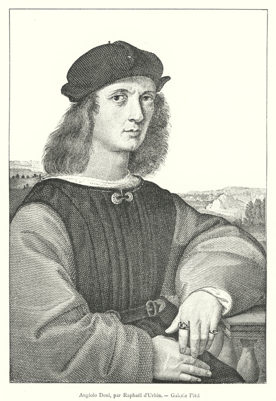 Angiolo Doni, Galerie Pitti (Stich) von Italian School