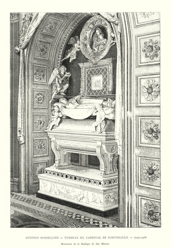Antonio Rossellino, Grabmal des Kardinals von Portugal von Italian School
