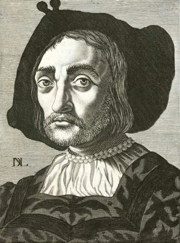 Donato Bramante, italienischer Renaissance-Architekt (Stich) von Italian School