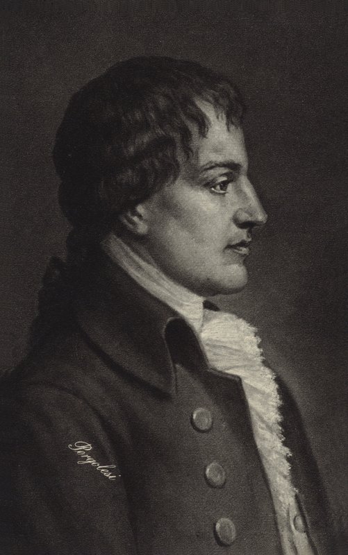 Porträt von Giovanni Battista Pergolesi von Italian School