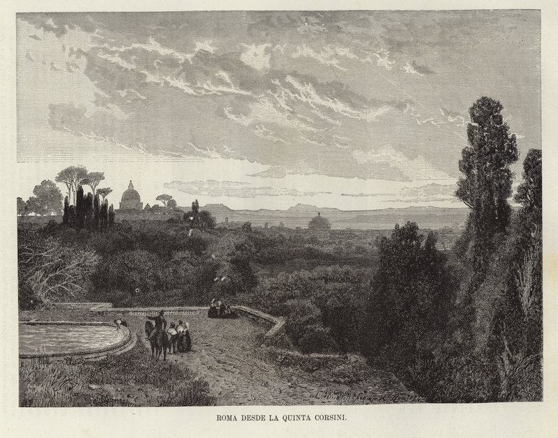 Rom von der Fünften Corsini von Italian School