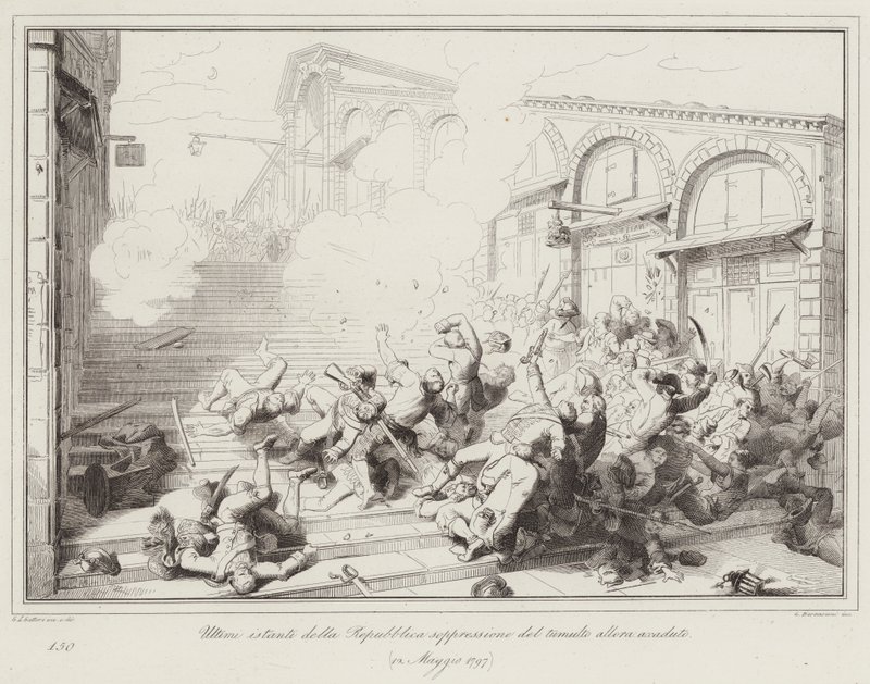 Letzte Momente der Republik, Unterdrückung des damaligen Aufruhrs von Italian School
