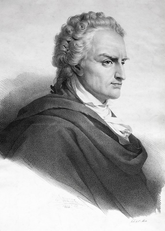 Vittorio Alfieri, italienischer Dramatiker und Dichter (Gravur) von Italian School