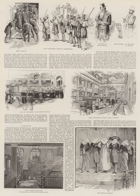 Die Juden in London von J.M. Belisario