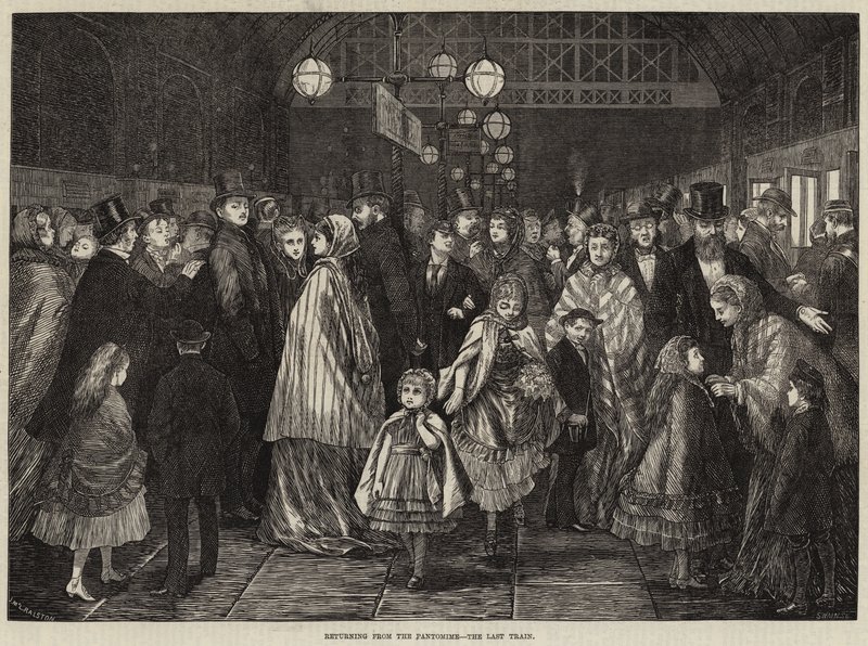 Rückkehr vom Pantomime, der letzte Zug von J.M.L. Ralston