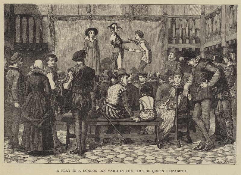 Ein Schauspiel in einem Londoner Gasthof zur Zeit von Königin Elisabeth von J.M.L. Ralston