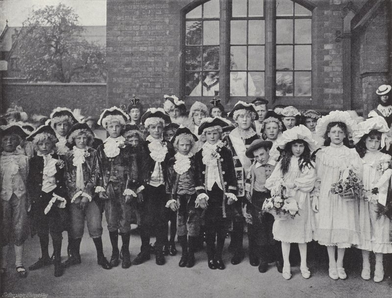 Knutsford Maifest, die Kinder von J. Benjamin Stone