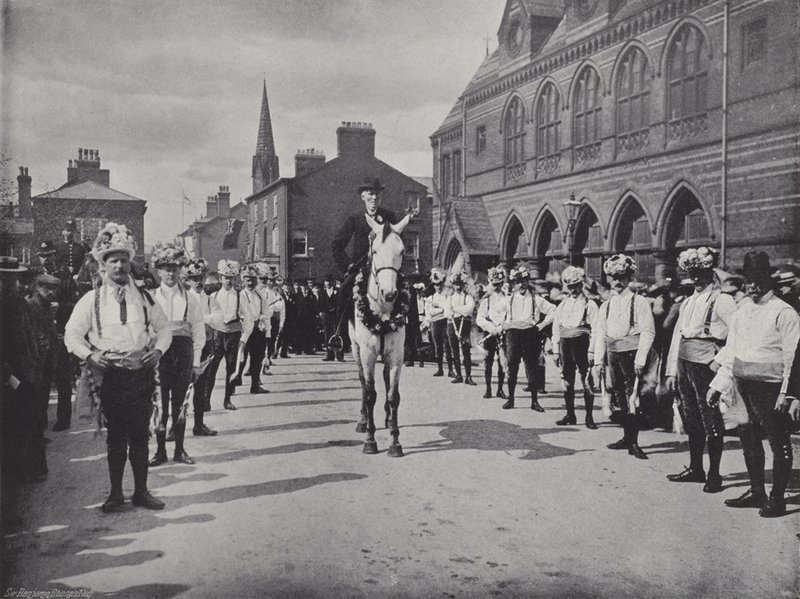 Knutsford Maifest, die Morris-Tänzer von J. Benjamin Stone