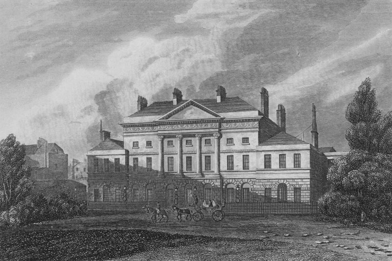 Lansdown House, Westminster, Die Residenz des hochadligen Marquis von Lansdown von John Preston Neale