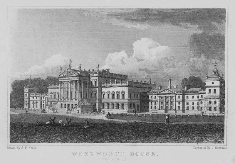 Wentworth House, Yorkshire von John Preston Neale