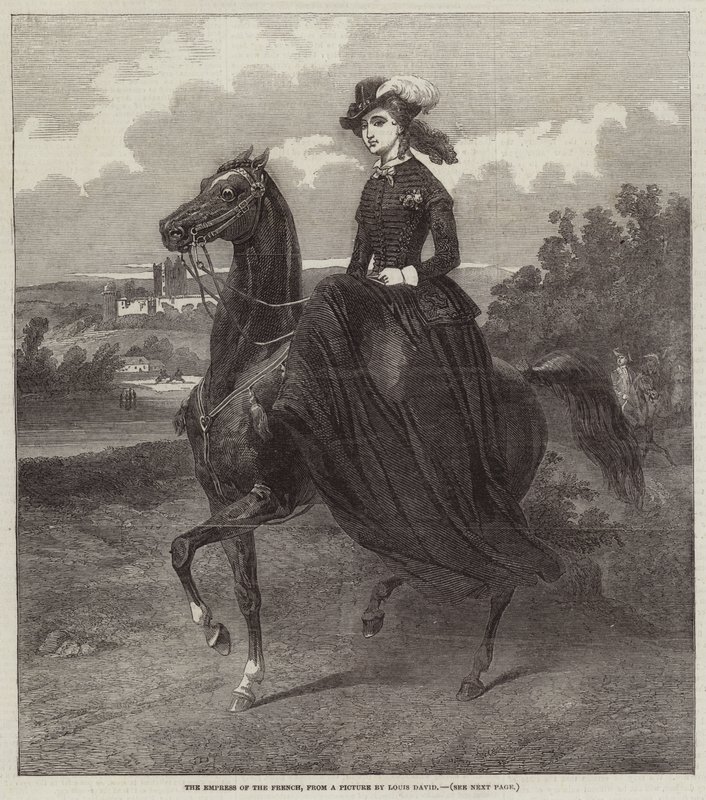 Die Kaiserin der Franzosen von Jacques Louis David