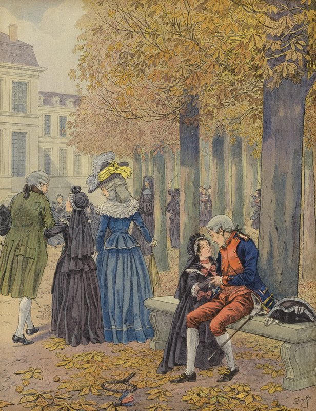 Napoleon und seine Schwester Elisa von Jacques Marie Gaston Onfray de Breville (Job)