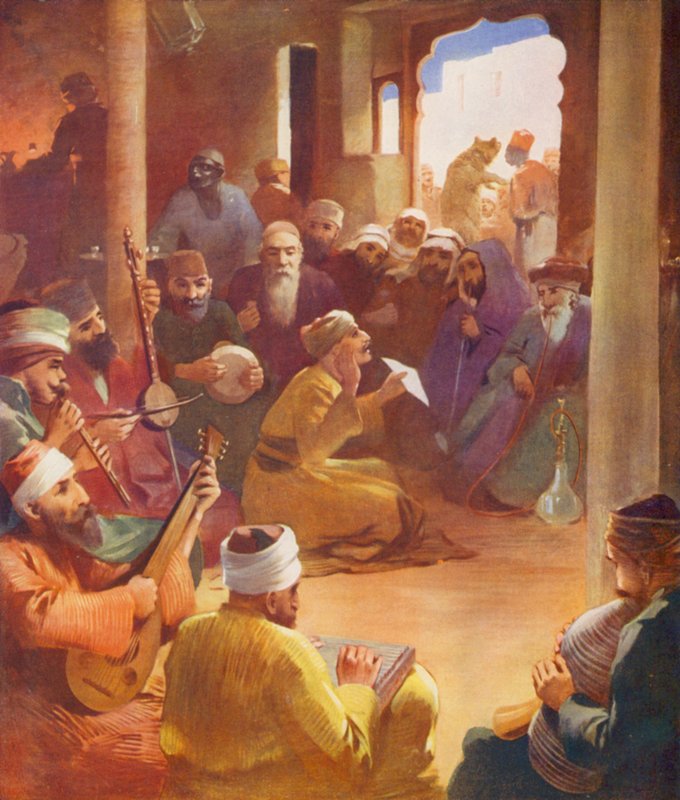Heiliges Land: Das orientalische Café von James (after) Clark