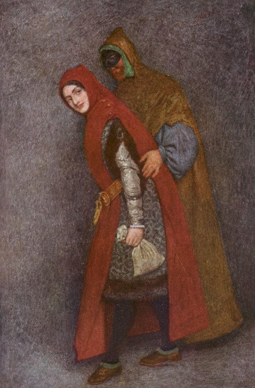 Shakespeares Der Kaufmann von Venedig: Lorenzo und Jessica von James Dromgole Linton