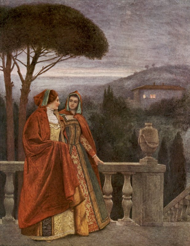 Shakespeares Der Kaufmann von Venedig: Portia und Nerissa von James Dromgole Linton