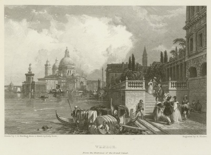 Venedig, vom Eingang des Canal Grande von James Duffield Harding