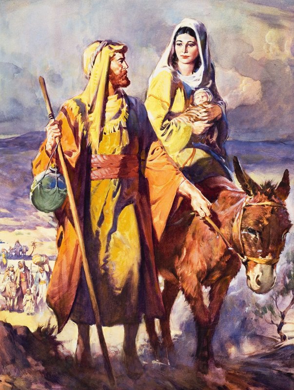 Die Flucht nach Ägypten von James Edwin McConnell