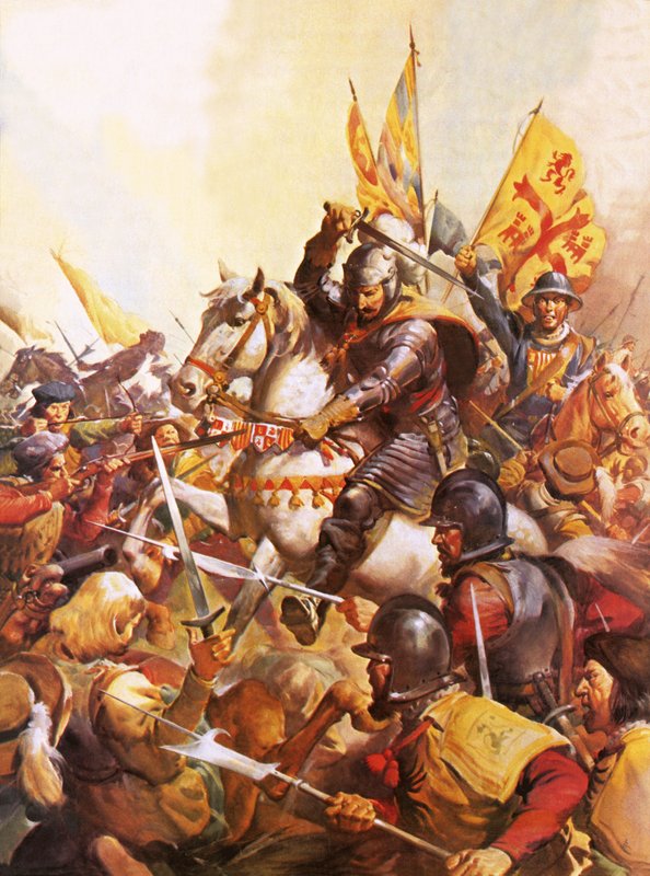 Wallenstein in der Schlacht bei Lützen von James Edwin McConnell