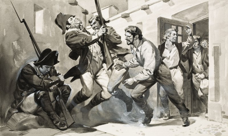 William Scoresby entkommt aus spanischem Gefängnis von James Edwin McConnell
