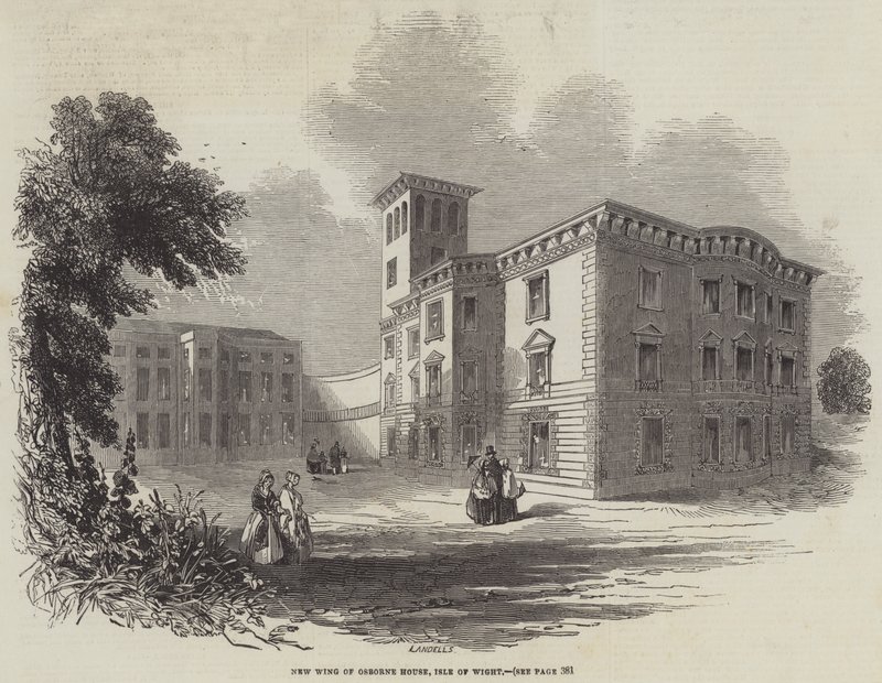 Neuer Flügel des Osborne House, Isle of Wight von James Herring