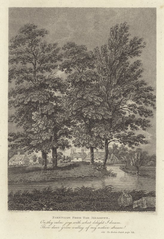 Robert Bloomfield, Dichter: Fakenham von den Wiesen von James Storer