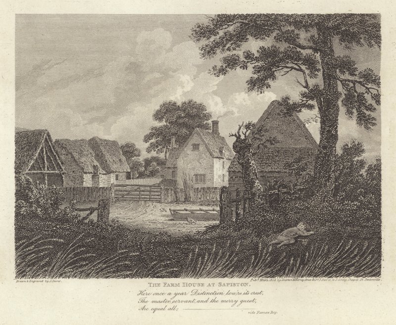 Robert Bloomfield, Dichter: Das Bauernhaus in Sapiston von James Storer