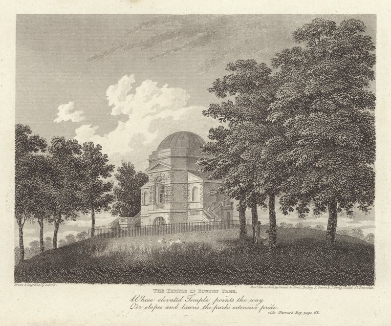 Robert Bloomfield, Dichter: Der Tempel im Euston Park von James Storer