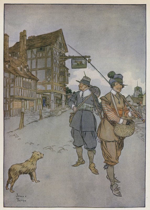 Illustration für Der vollkommene Angler von Izaak Walton von James Thorpe