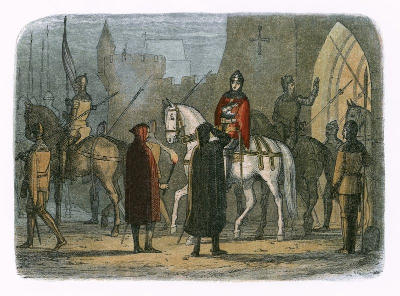 König Heinrich V. zieht gegen die Lollarden aus von James William Edmund Doyle