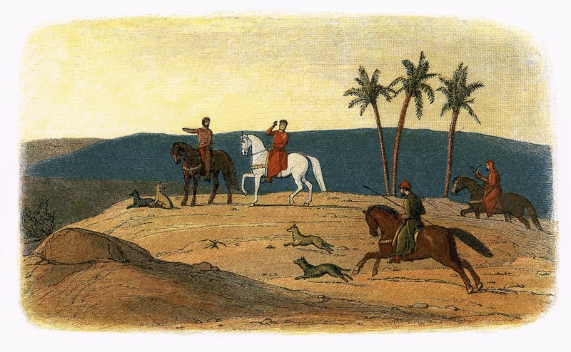 König Richard I. weigert sich, die Heilige Stadt zu betrachten, nachdem er sie nicht erobern konnte von James William Edmund Doyle