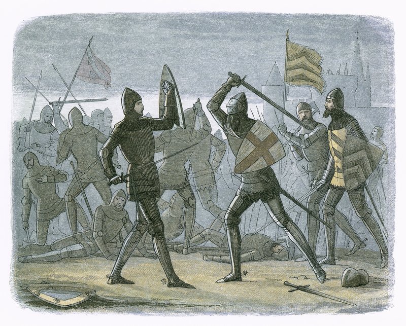 Die Entlastung von Calais von James William Edmund Doyle
