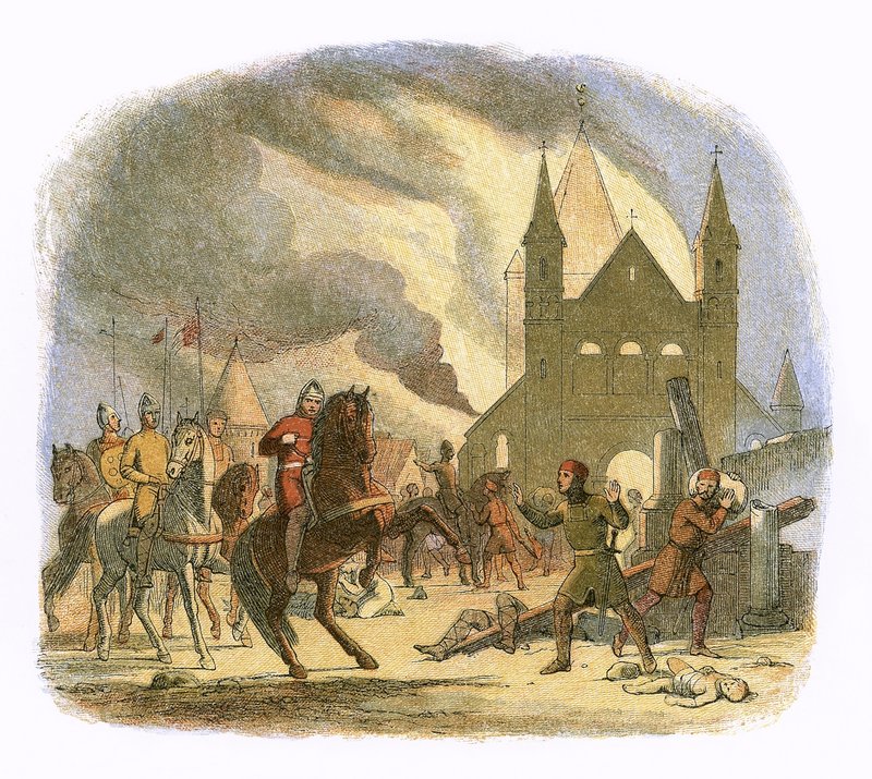 Wilhelm I. erleidet eine tödliche Verletzung in Mantes von James William Edmund Doyle