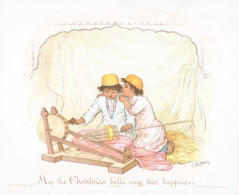 Arabische Jungen, Weihnachtskarte von Jane M. Dealy
