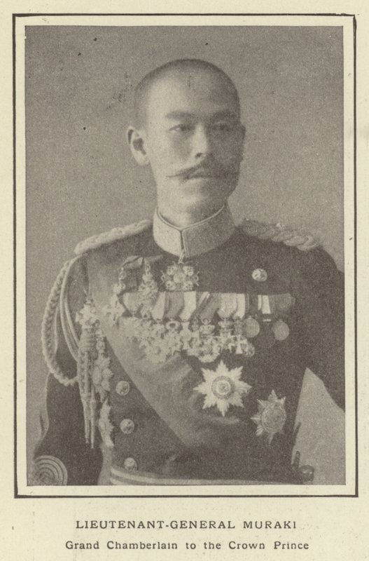 Generalleutnant Muraki, Oberkämmerer des Kronprinzen von Japanese Photographer