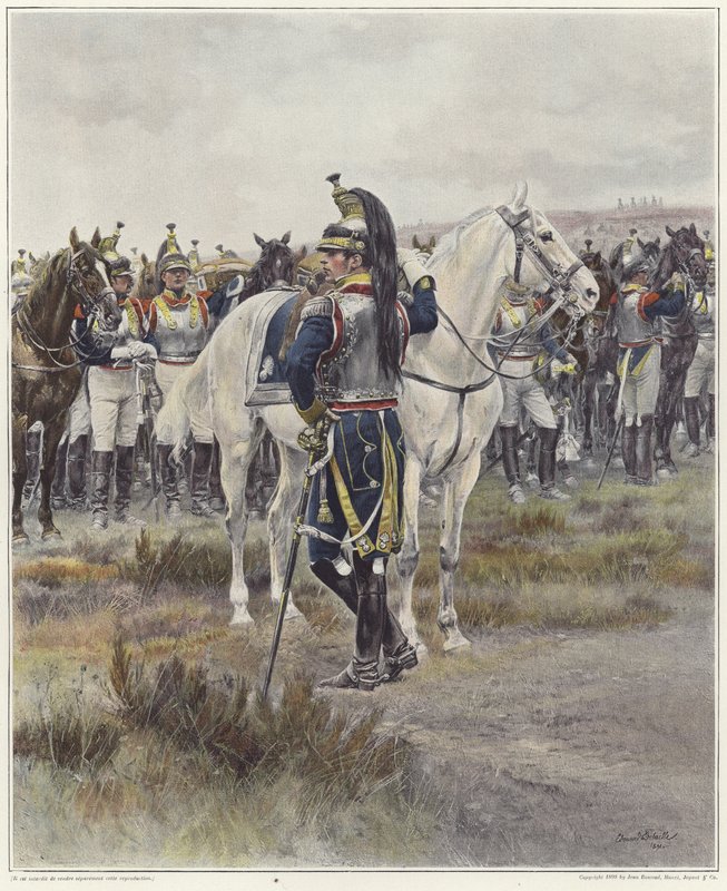 Berittene Kavallerie im Jahr 1807 von Jean Baptiste Edouard Detaille