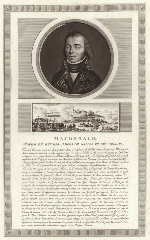 Porträt von Jacques MacDonald, Herzog von Taranto von Jean Duplessi Bertaux