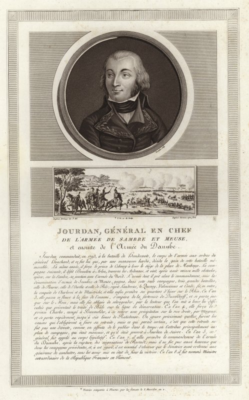 Porträt von Jean-Baptiste Jourdan, Comte Jourdan von Jean Duplessi Bertaux