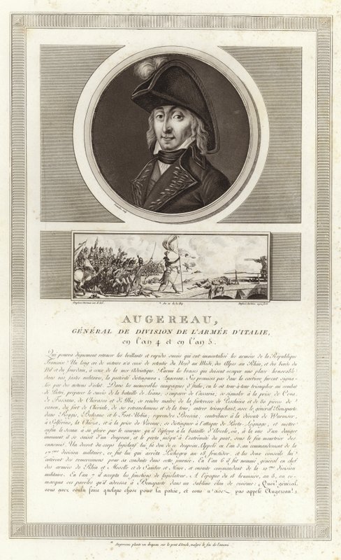 Porträt von Pierre Augereau, Herzog von Castiglione von Jean Duplessi Bertaux