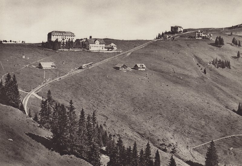 Hotel Rigi Staffel, elektrische Arth-Rigi-Bahn von Jean Gaberell