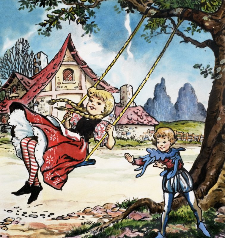 Die Kinder im Wald von Jesus Blasco