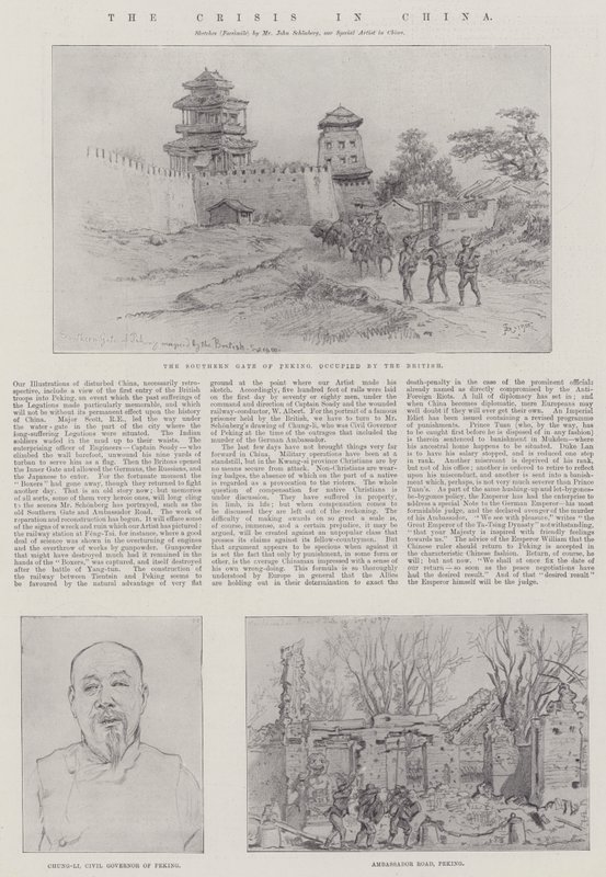 Die Krise in China von Johann Nepomuk Schonberg