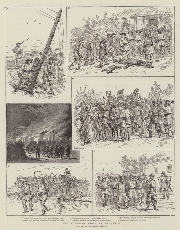 Die Agrarunruhen in Rumänien von Johann Nepomuk Schonberg