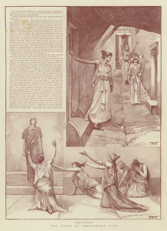 Der Geist von Perianders Frau von John Reinhard Weguelin