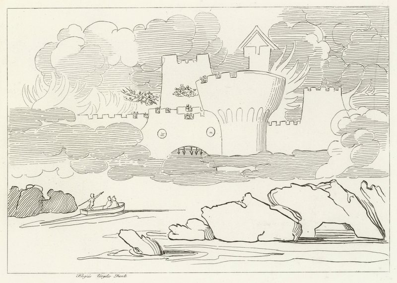 Der Neidpool, Inferno, Gesang 8 von John (after) Flaxman