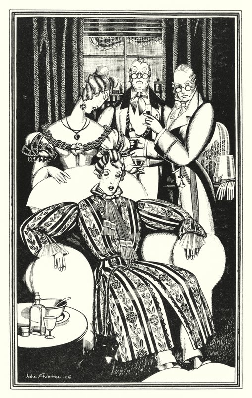 Illustration für Don Juan von Lord Byron: Ich weiß nicht, wie es war, aber er wurde krank von John Austen