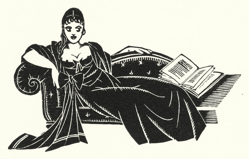 Illustration für Madame Bovary von Gustave Flaubert von John Austen
