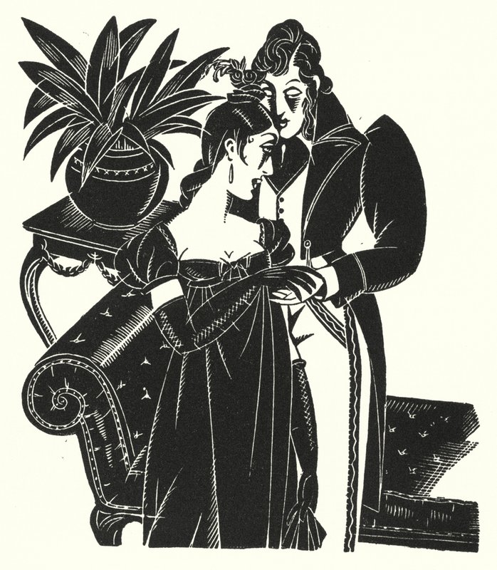 Illustration für Madame Bovary von Gustave Flaubert von John Austen