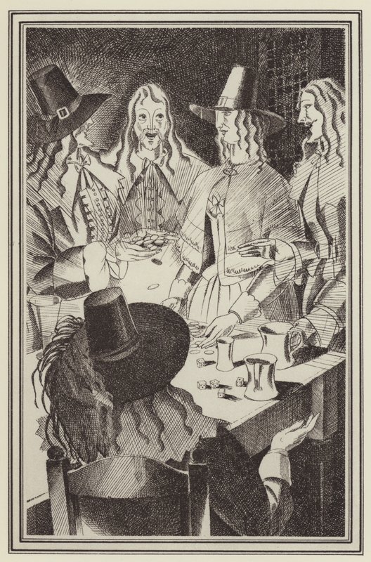 Illustration für Moll Flanders von Daniel Defoe von John Austen